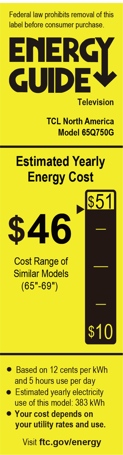65” Class Q Class 4K QLED HDR Smart TV with Google TV, 65Q750G
