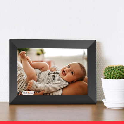 ONN 7” Wi-Fi Digital Picture Frame | Send Photos & Videos Instantly via the Free Frameo App,100096732